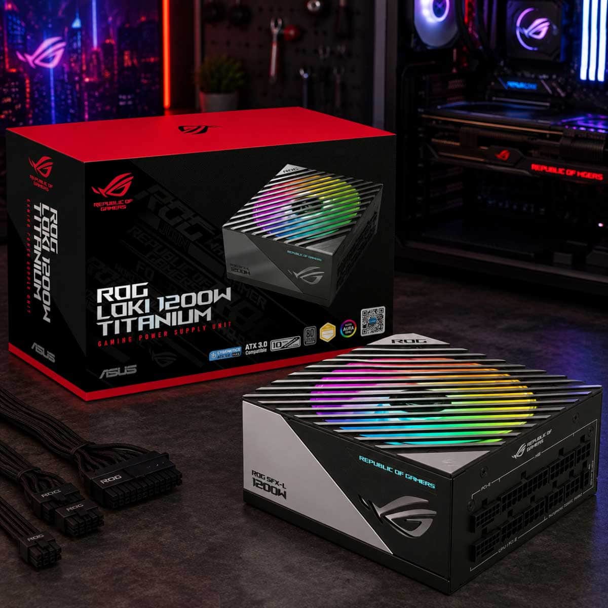 Asus ROG Loki SFX-L 1200W Titanium Fully Modular Power Supply Unit