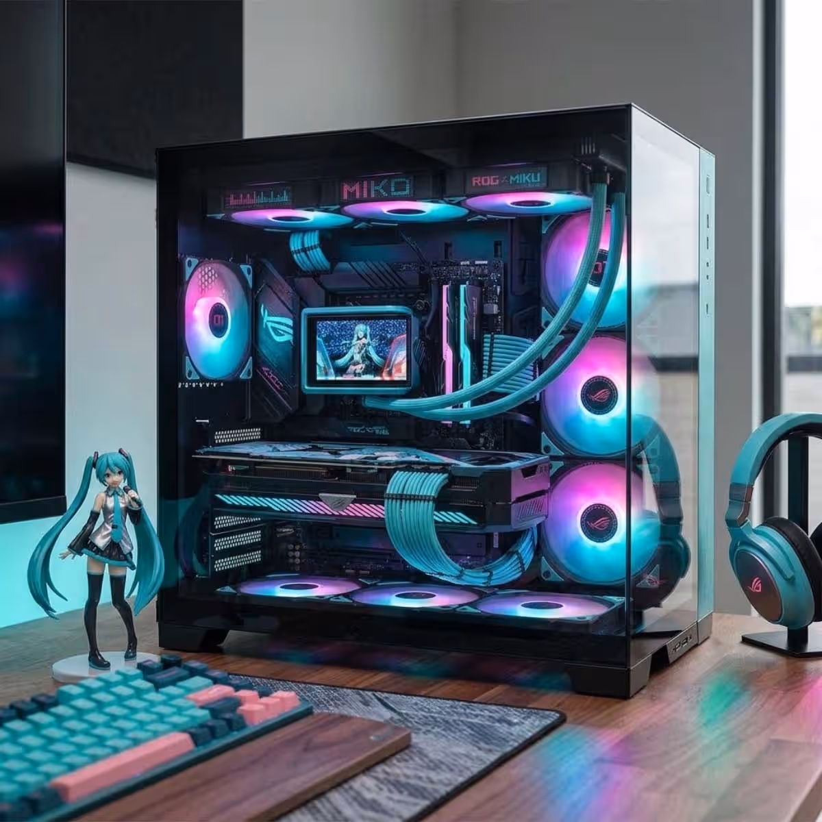 Asus ROG RYUO IV 360 ARGB Miku Edition All-in-One CPU Cooler