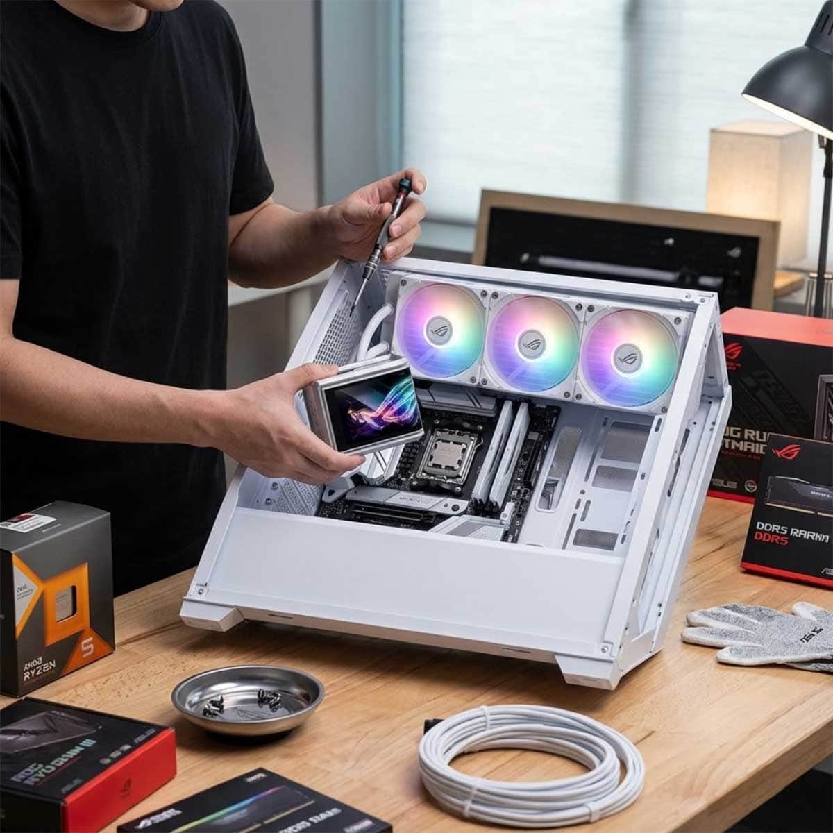 Asus ROG RYUO IV SLC 360 ARGB White All-in-One CPU Cooler