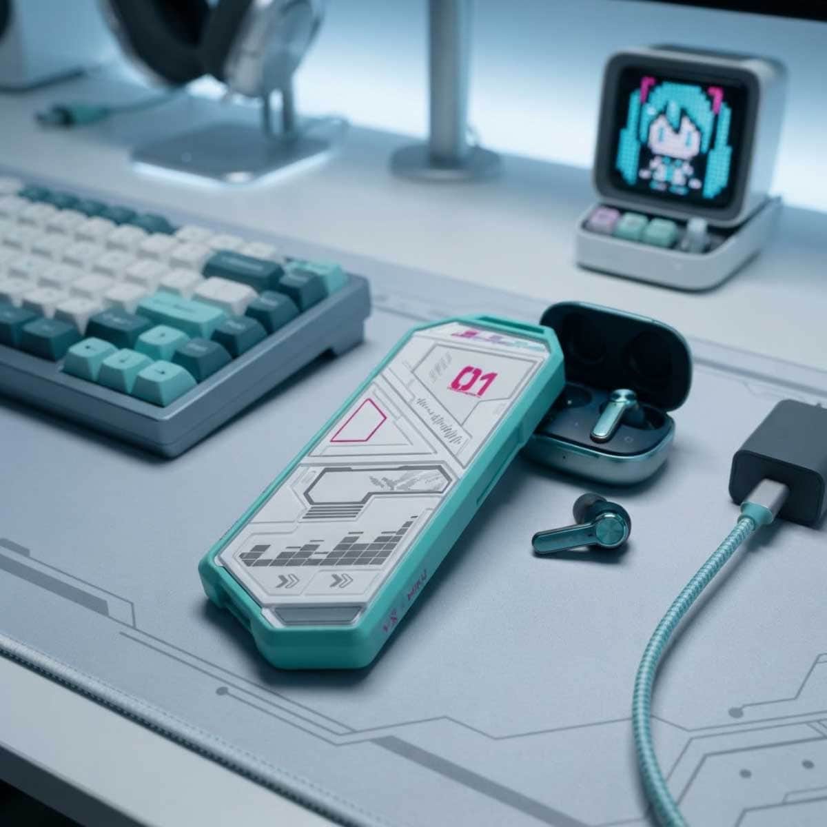 أسوس ROG Strix Arion محرك أقراص M.2 NVMe SSD إصدار Hatsune Miku