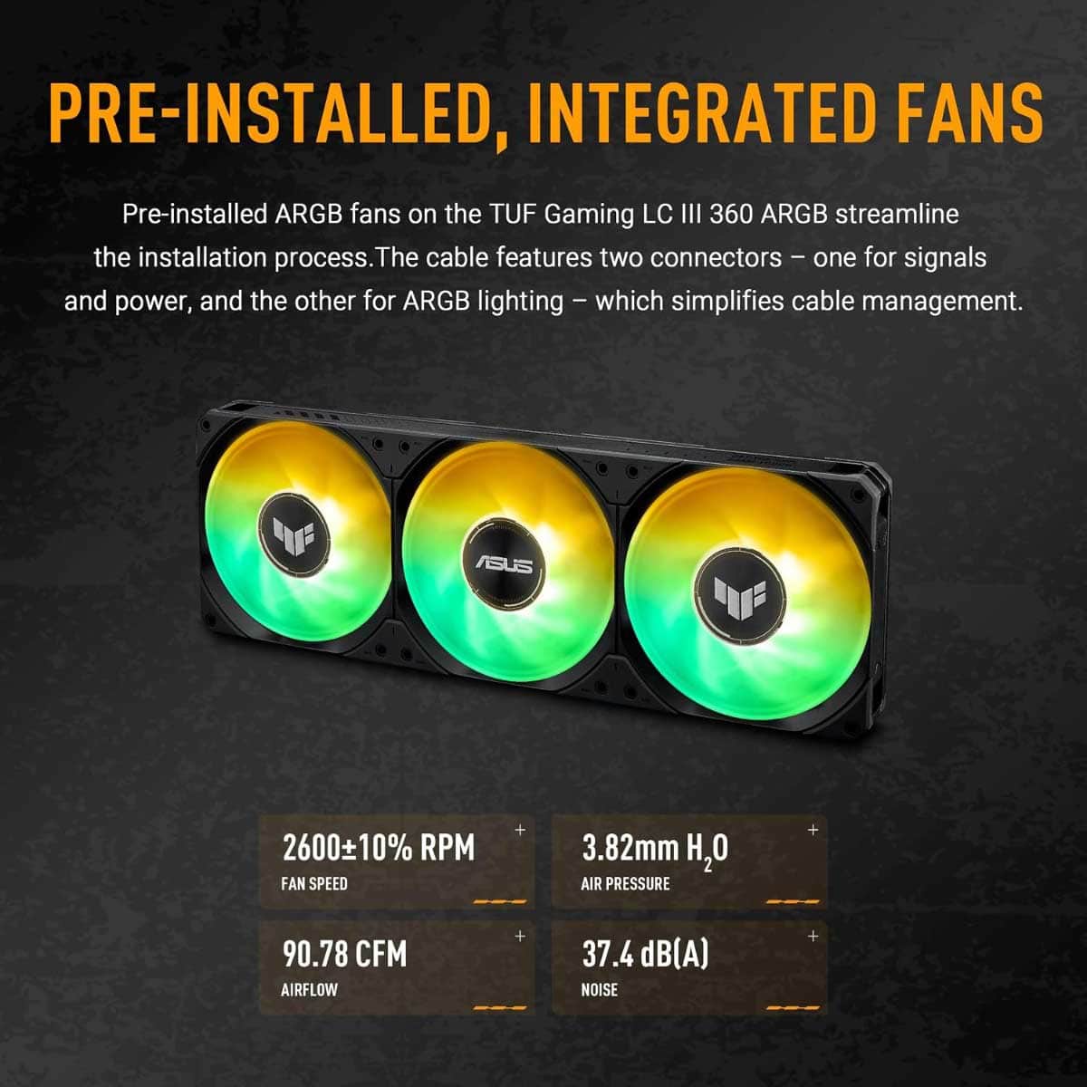 Asus TUF LC III 360 ARGB All-in-One Liquid Gaming CPU Cooler