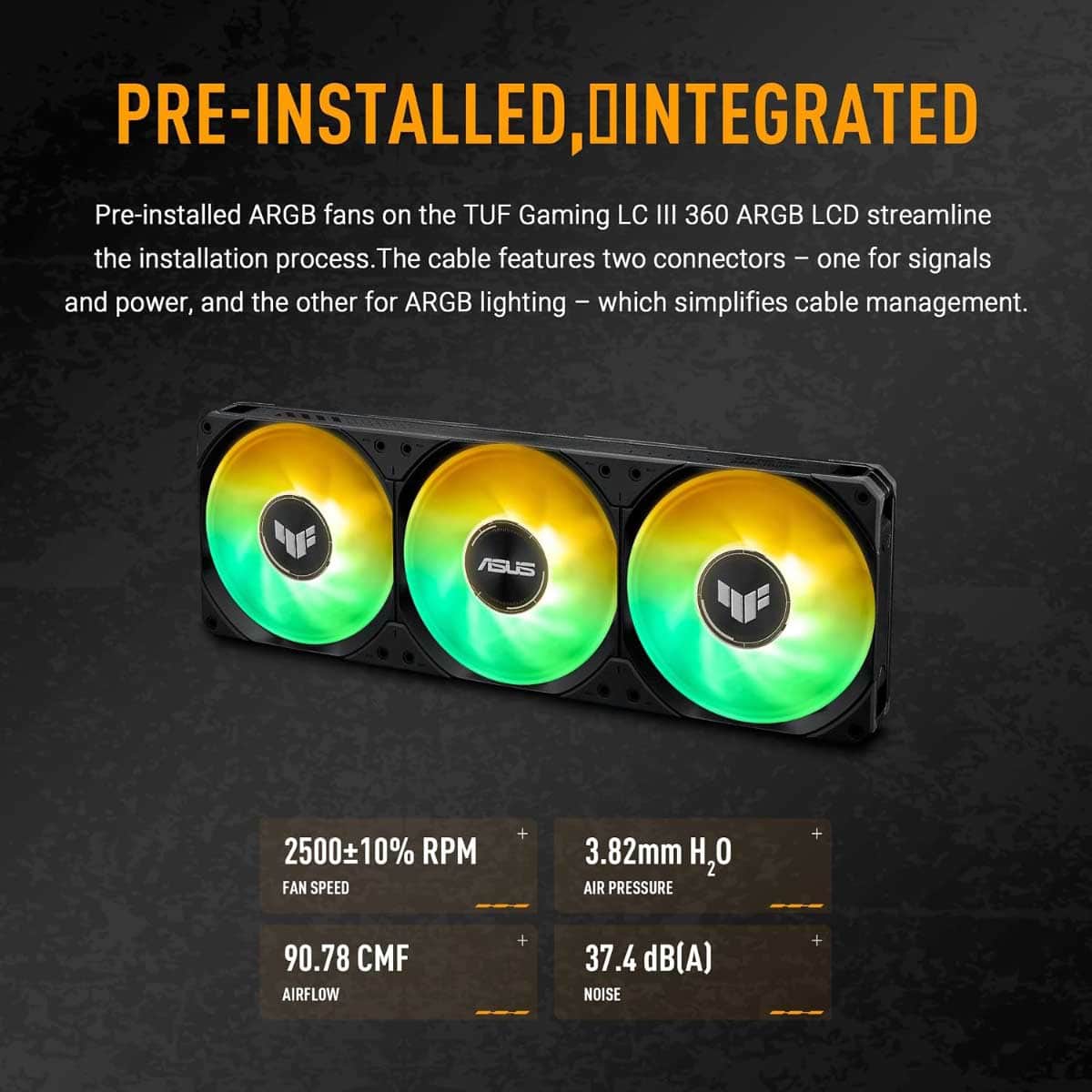 Asus TUF LC III 360 ARGB LCD All-in-One Liquid CPU Cooler