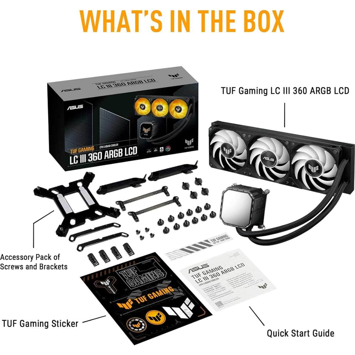 Asus TUF LC III 360 ARGB LCD All-in-One Liquid CPU Cooler