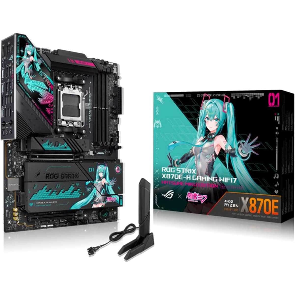 Asus ROG Strix X870E-H Gaming Miku Motherboard