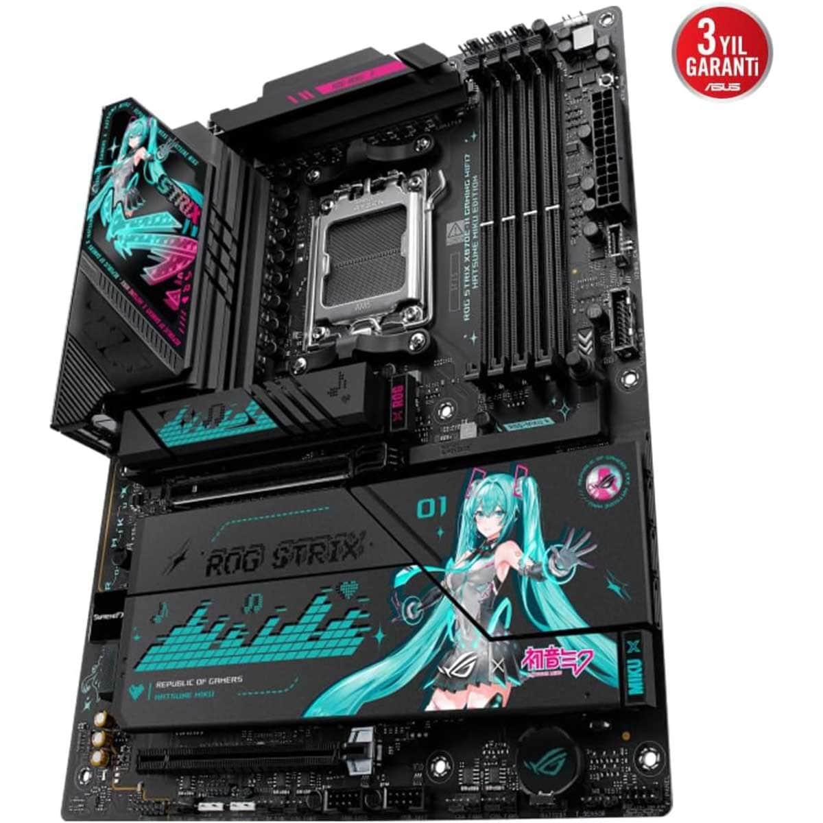 Asus ROG Strix X870E-H Gaming Miku Motherboard