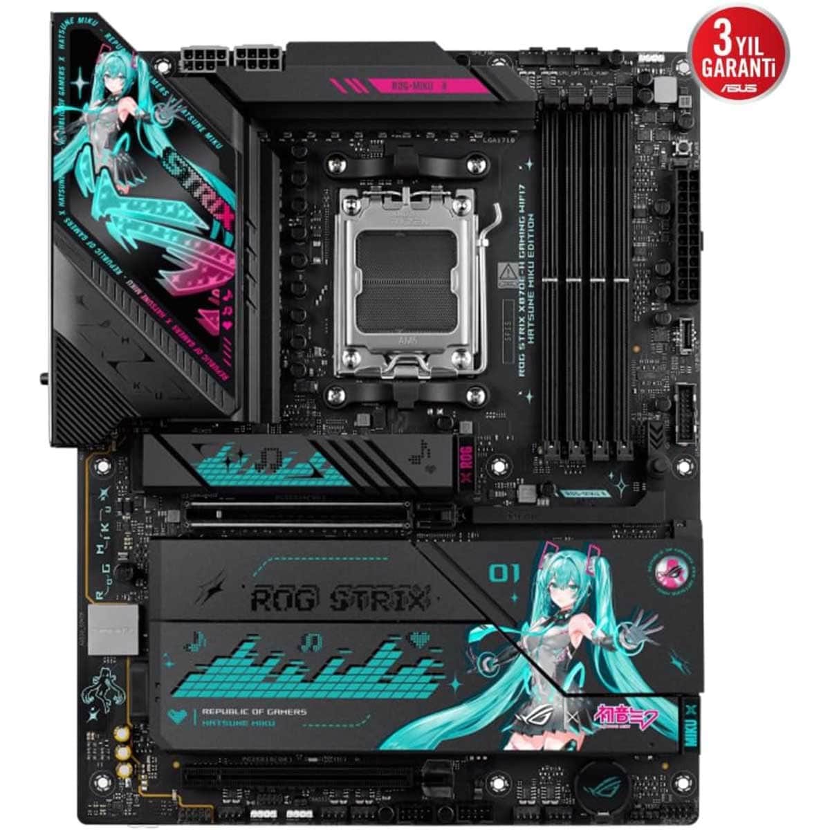 Asus ROG Strix X870E-H Gaming Miku Motherboard