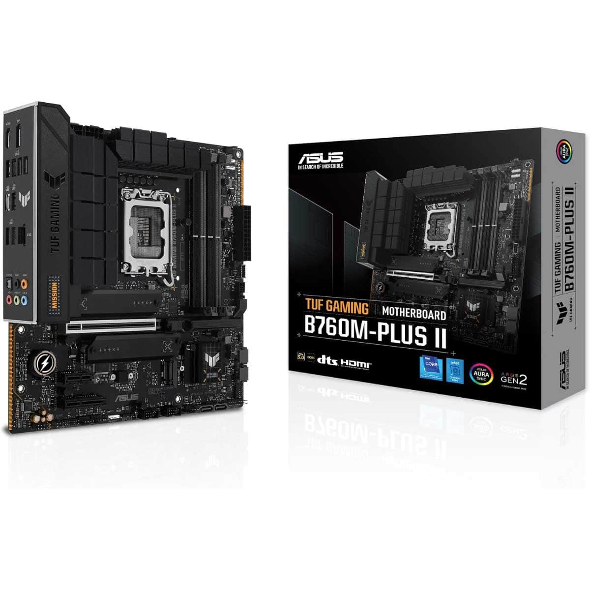 Asus TUF B760M-PlusII Intel B760 LGA 1700 MicroATX Motherboard