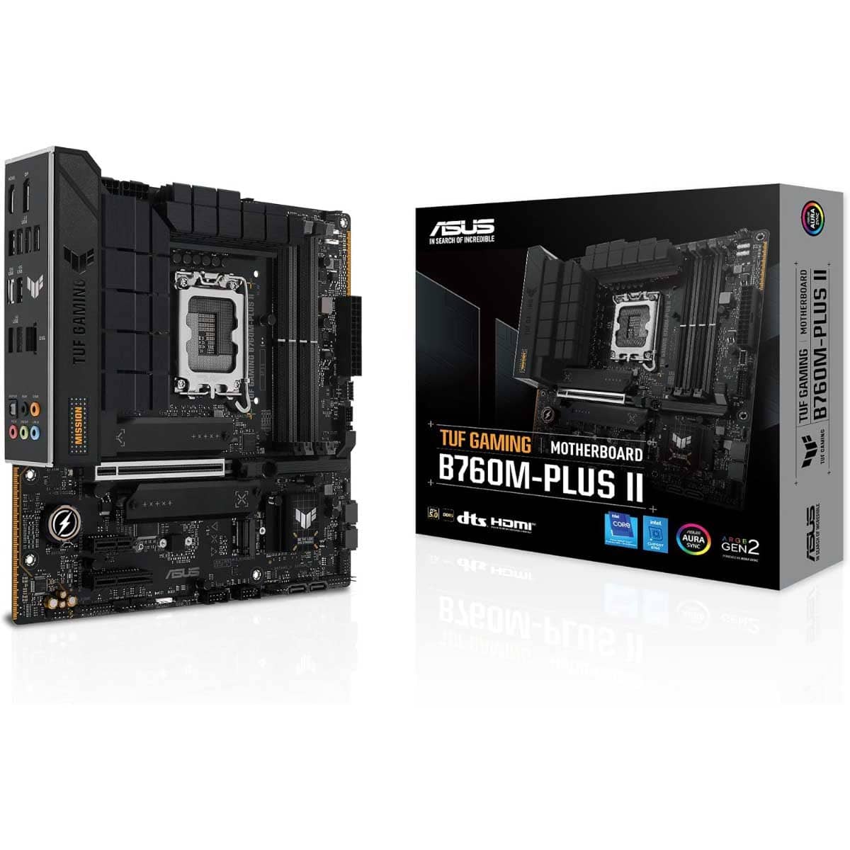أسوس TUF B760M-PlusII لوحة أم Intel B760 LGA 1700 MicroATX