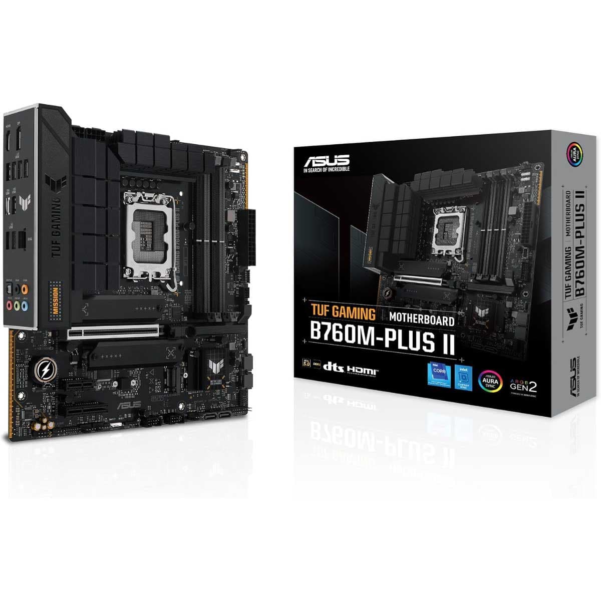 أسوس TUF B760M-PlusII لوحة أم Intel B760 LGA 1700 MicroATX