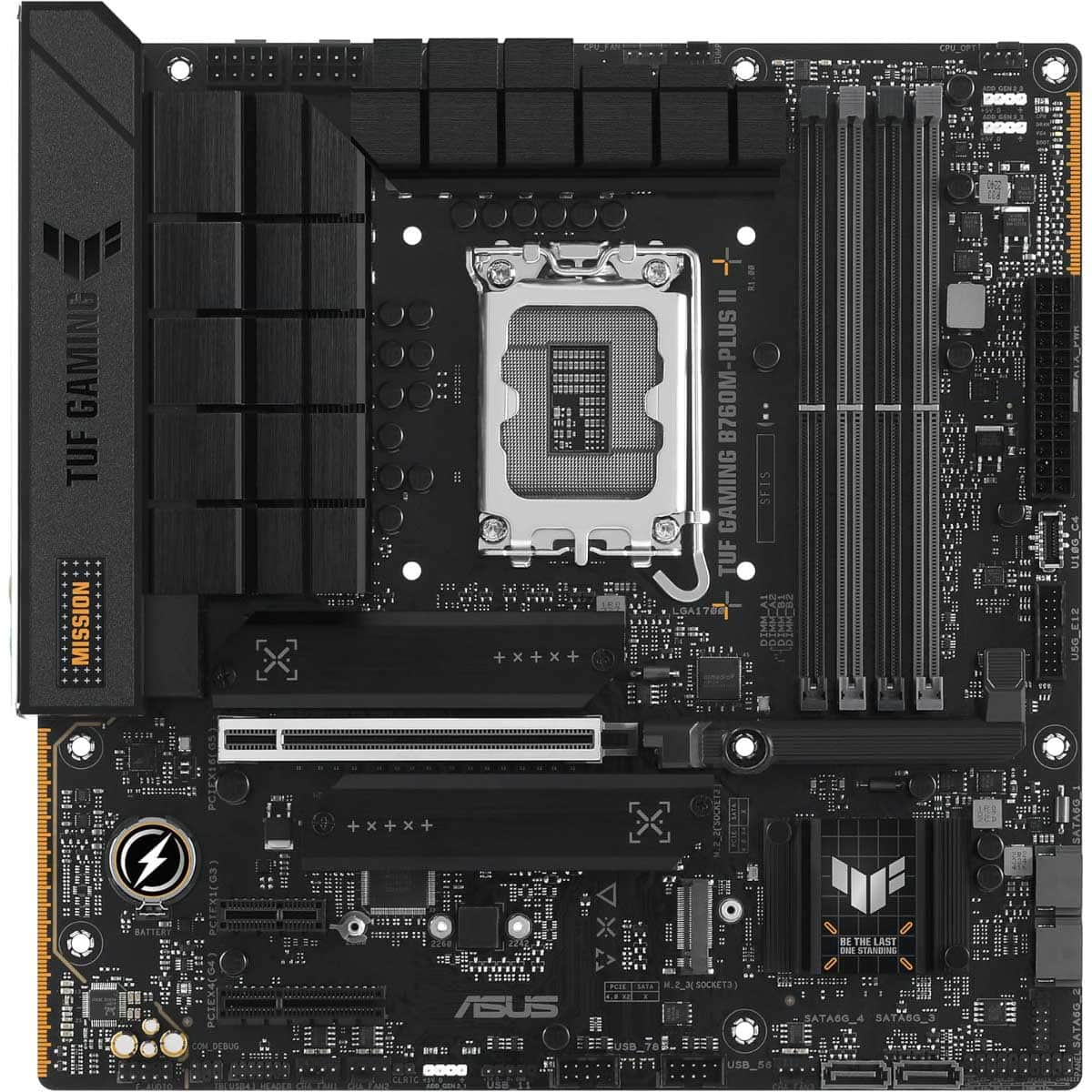Asus TUF B760M-PlusII Intel B760 LGA 1700 MicroATX Motherboard