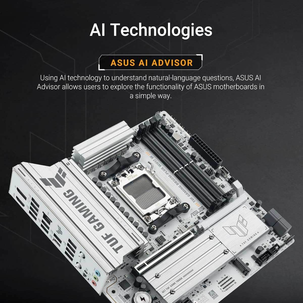 Asus TUF B850M-PLUS Wi-Fi7 AMD MicroATX Motherboard