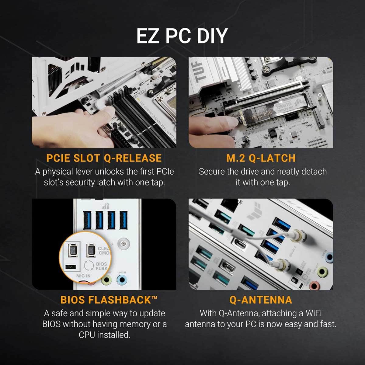 Asus TUF B850M-PLUS Wi-Fi7 AMD MicroATX Motherboard