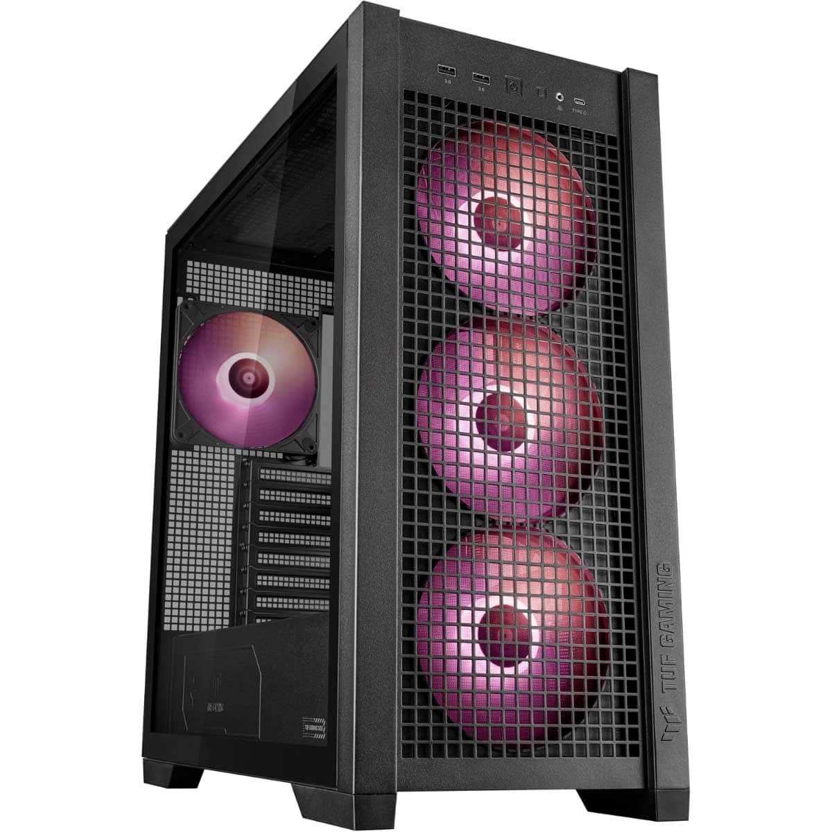 Asus TUF GT302 TG ARGB Mid-Tower Gaming PC Case with Tempered Glass
