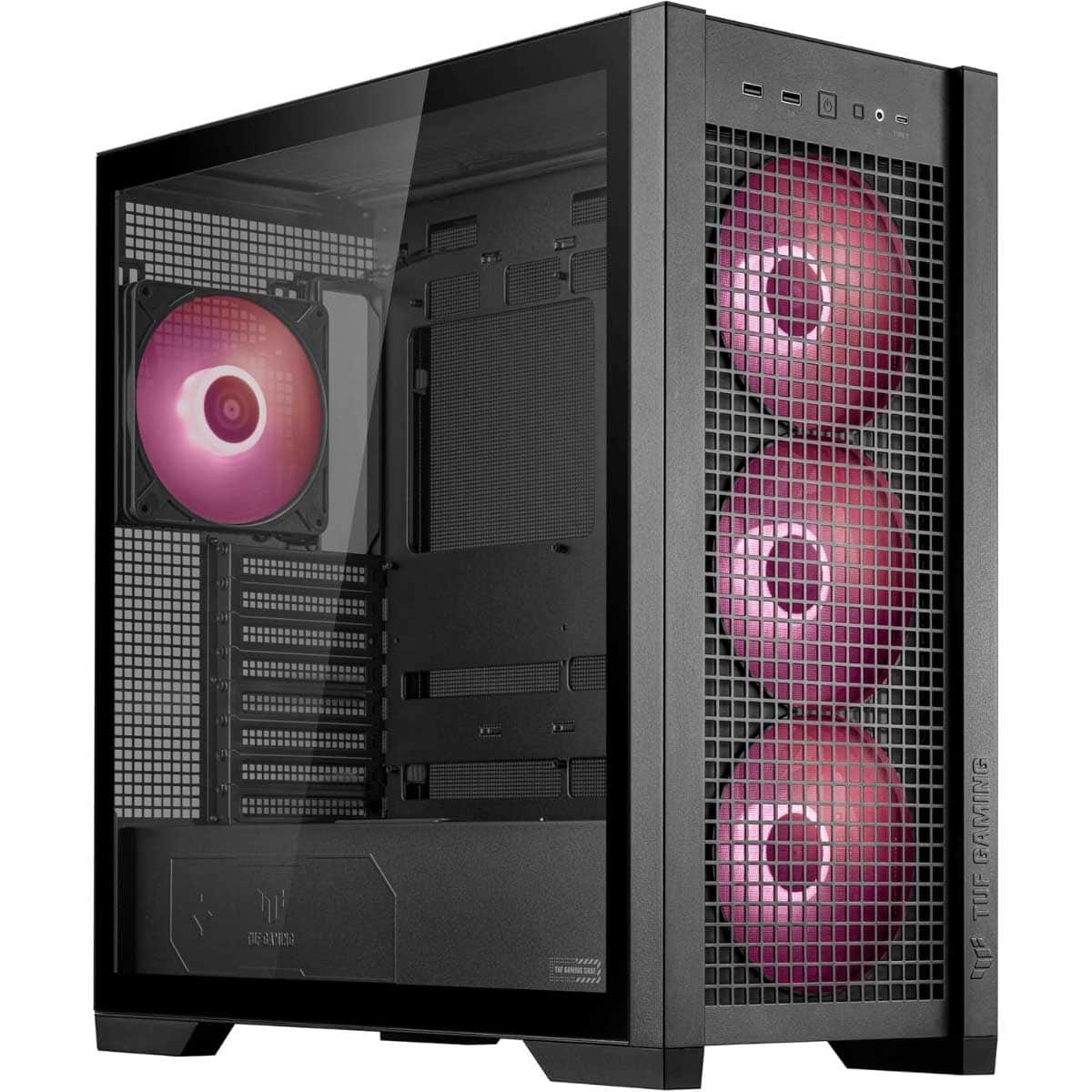 Asus TUF GT302 TG ARGB Mid-Tower Gaming PC Case with Tempered Glass