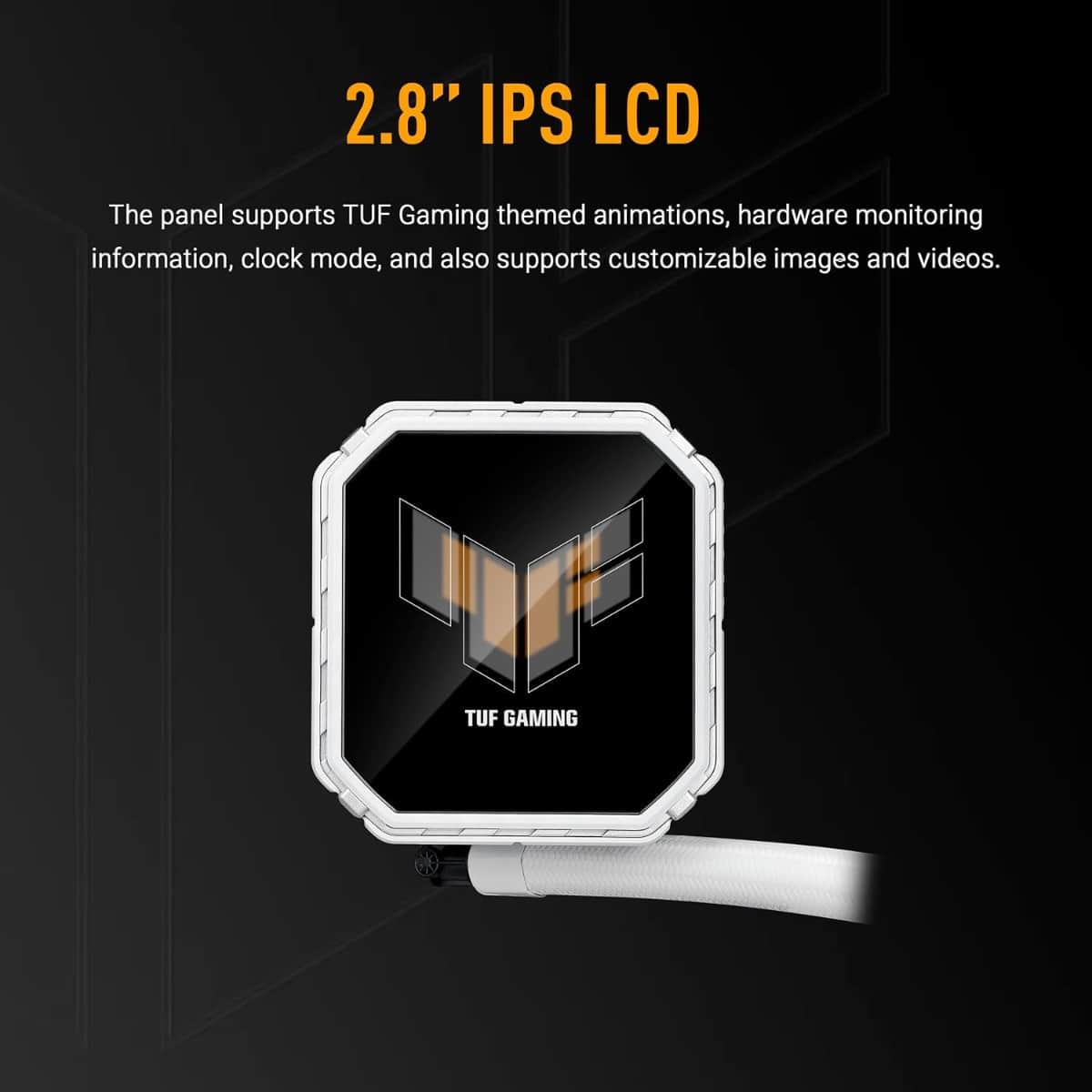 Asus TUF LC III 360 ARGB LCD White All-in-One Liquid Cooling Fan