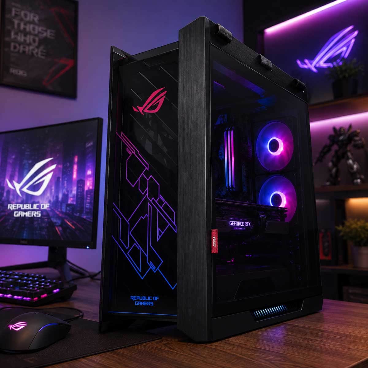 Asus USB-BE92 Nano Mid-Tower PC Case with Tempered Glass