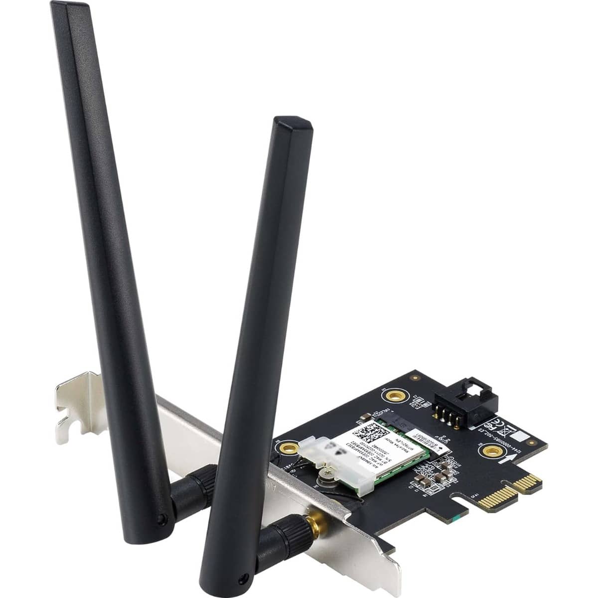 أسوس Wi-Fi 6E PCE-AXE5400 محول شبكة بقاعدة مغناطيسية مع هوائيين خارجيين