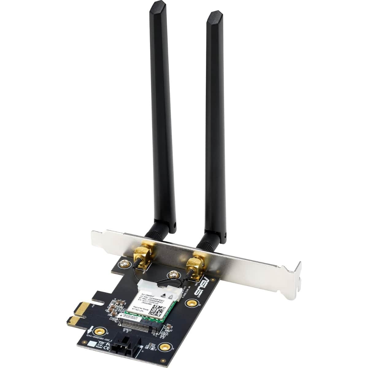 Asus Wi-Fi 6E PCE-AXE5400 Magnetized Base Network Adapter with 2 External Antennas