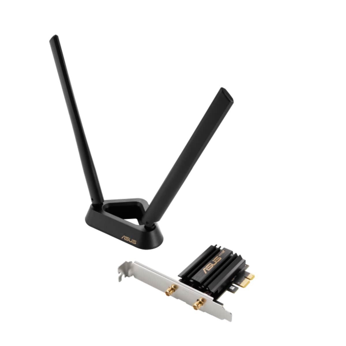 Asus Wi-Fi 6E PCI-E Magnetized Base Network Adapter with 2 External Antennas