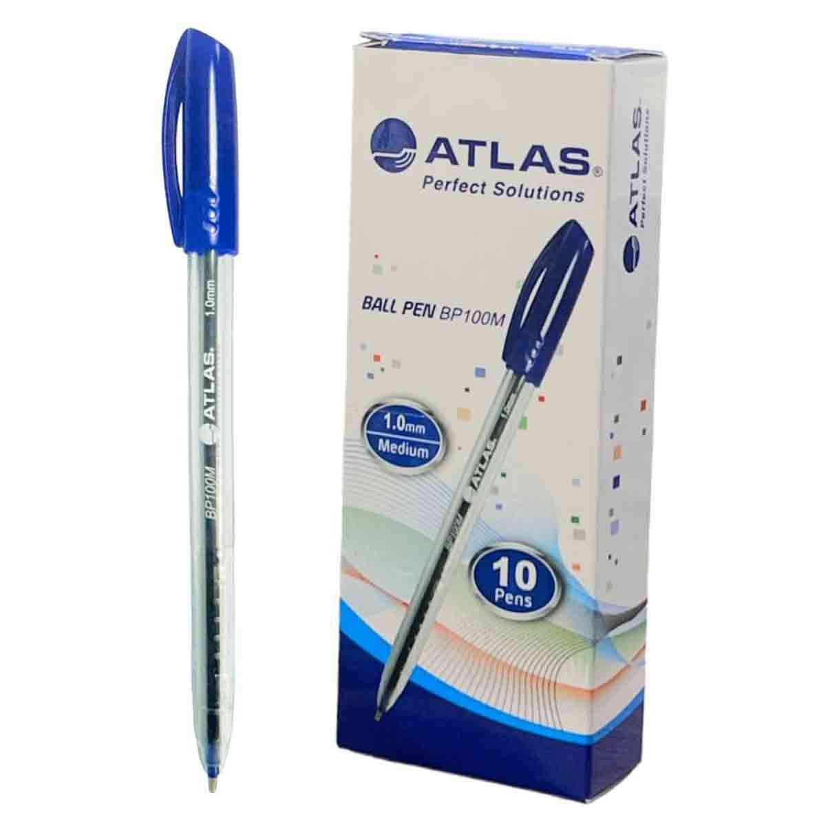 SD Inovacoes Grafica Spiral BB Notebook with Atlas Blue Ballpoint Pen Combo Pack