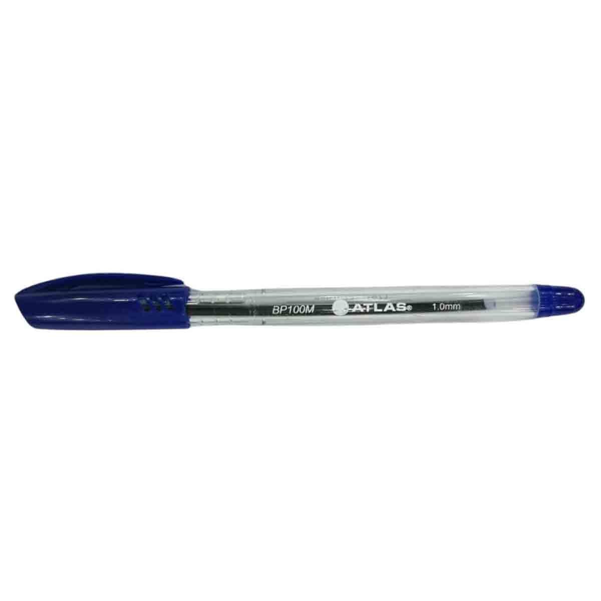Atlas 1.0mm Blue Ballpoint Pen, Pack of 50