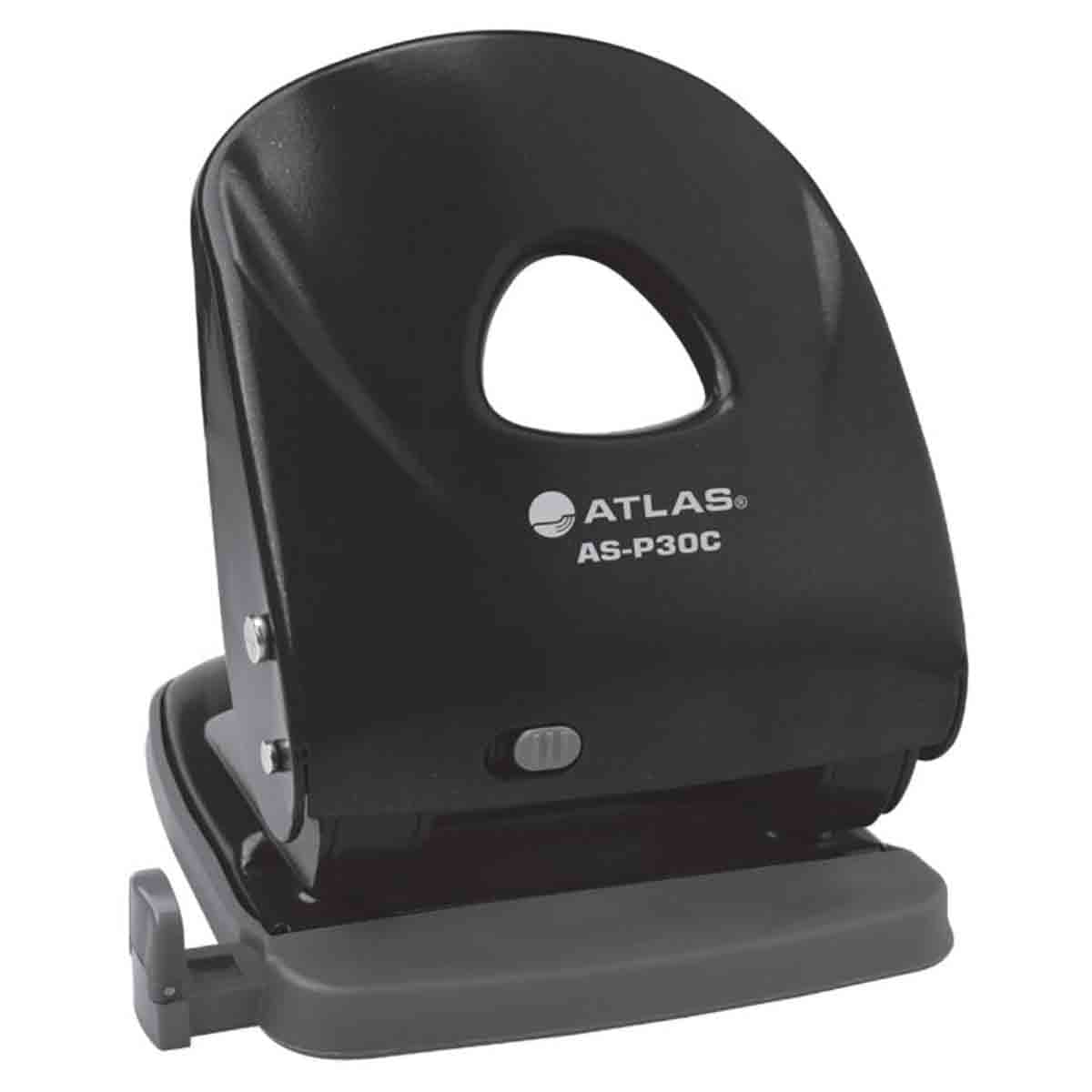 Atlas 30-Sheets Black Paper Punch
