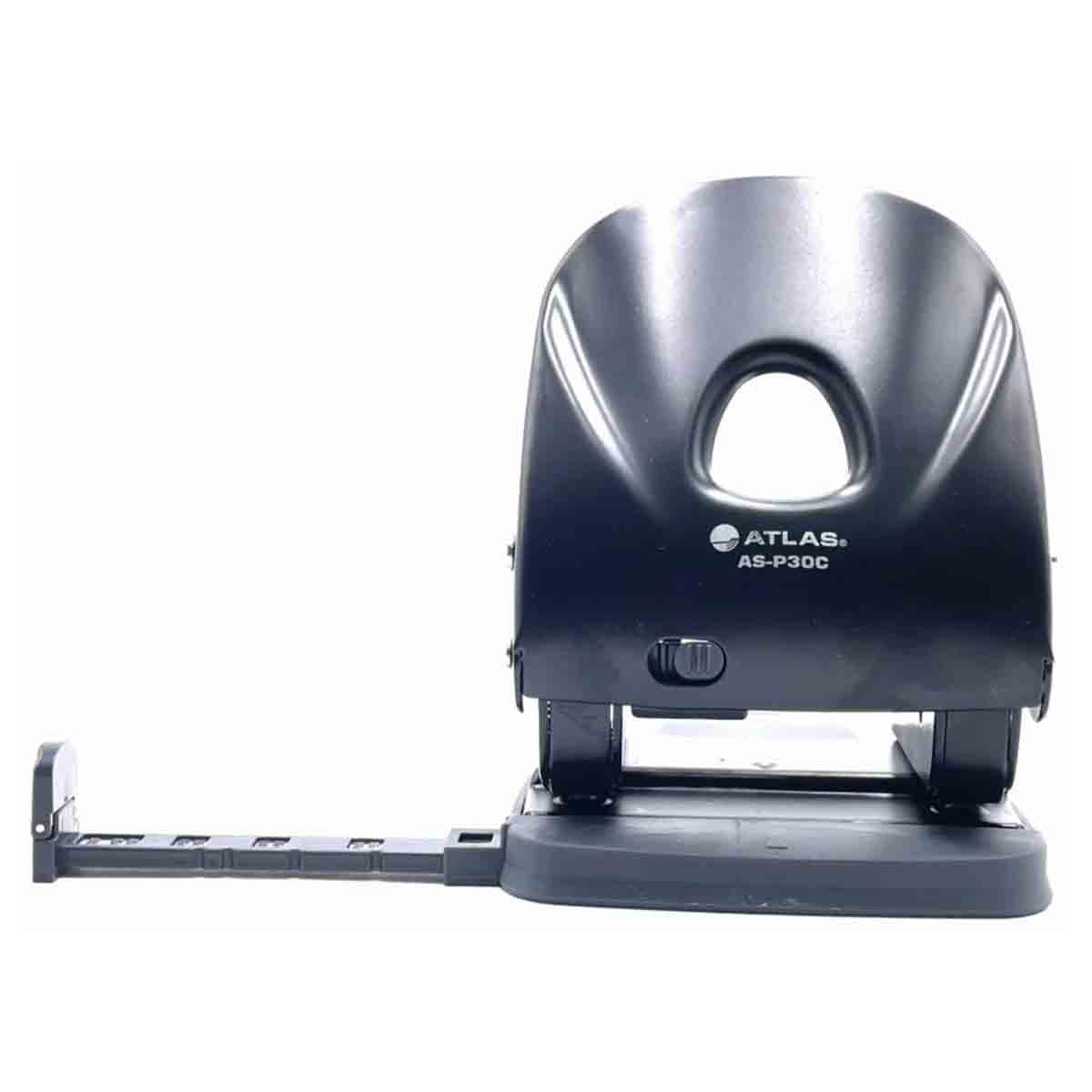 أطلس آلة تثقيب أوراق - أسود - 30 ورقة