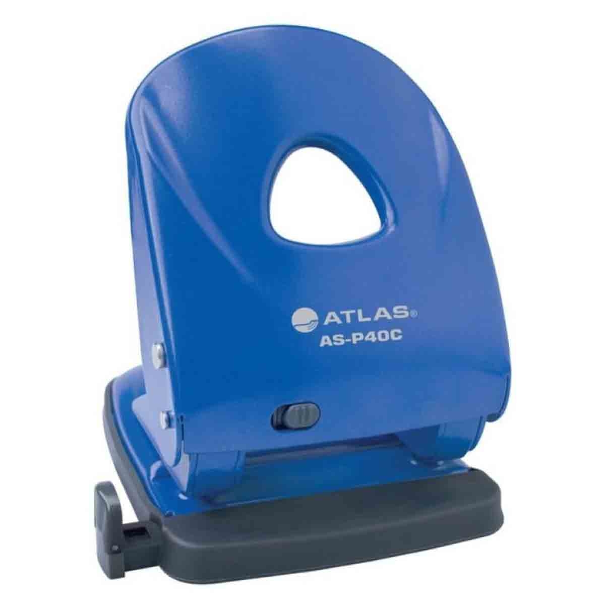 أطلس آلة تثقيب أوراق - أزرق - 40 ورقة