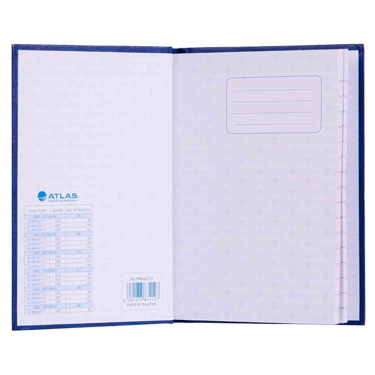 Atlas A5 70GSM 4QR Manuscript Book