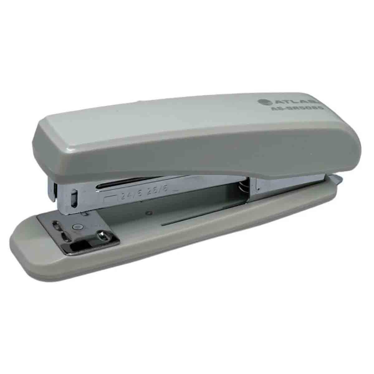 Atlas AS-SR5085-GY Grey Half Strip Metal Stapler with Staple Remover