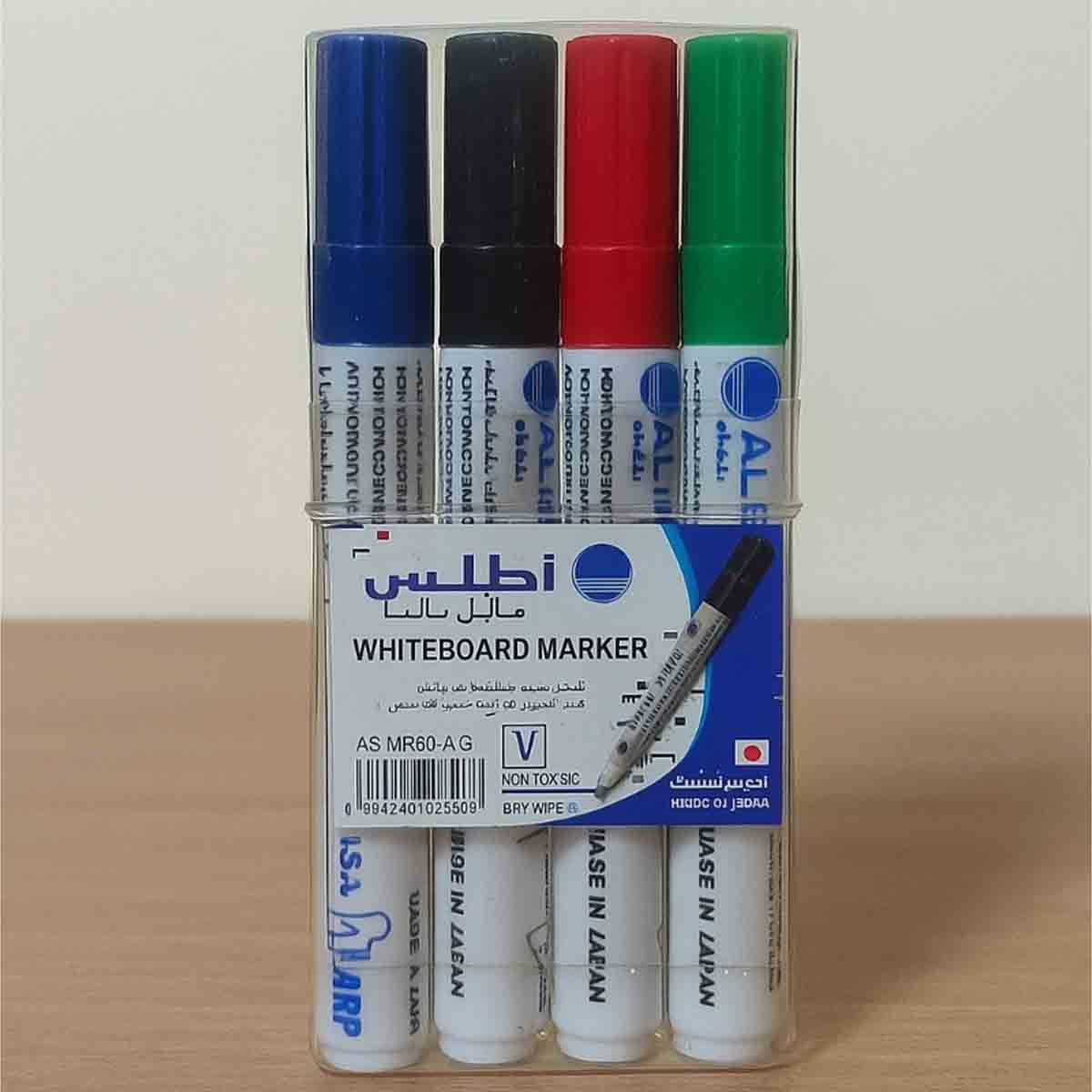 Atlas Whiteboard Marker, Pack of 4