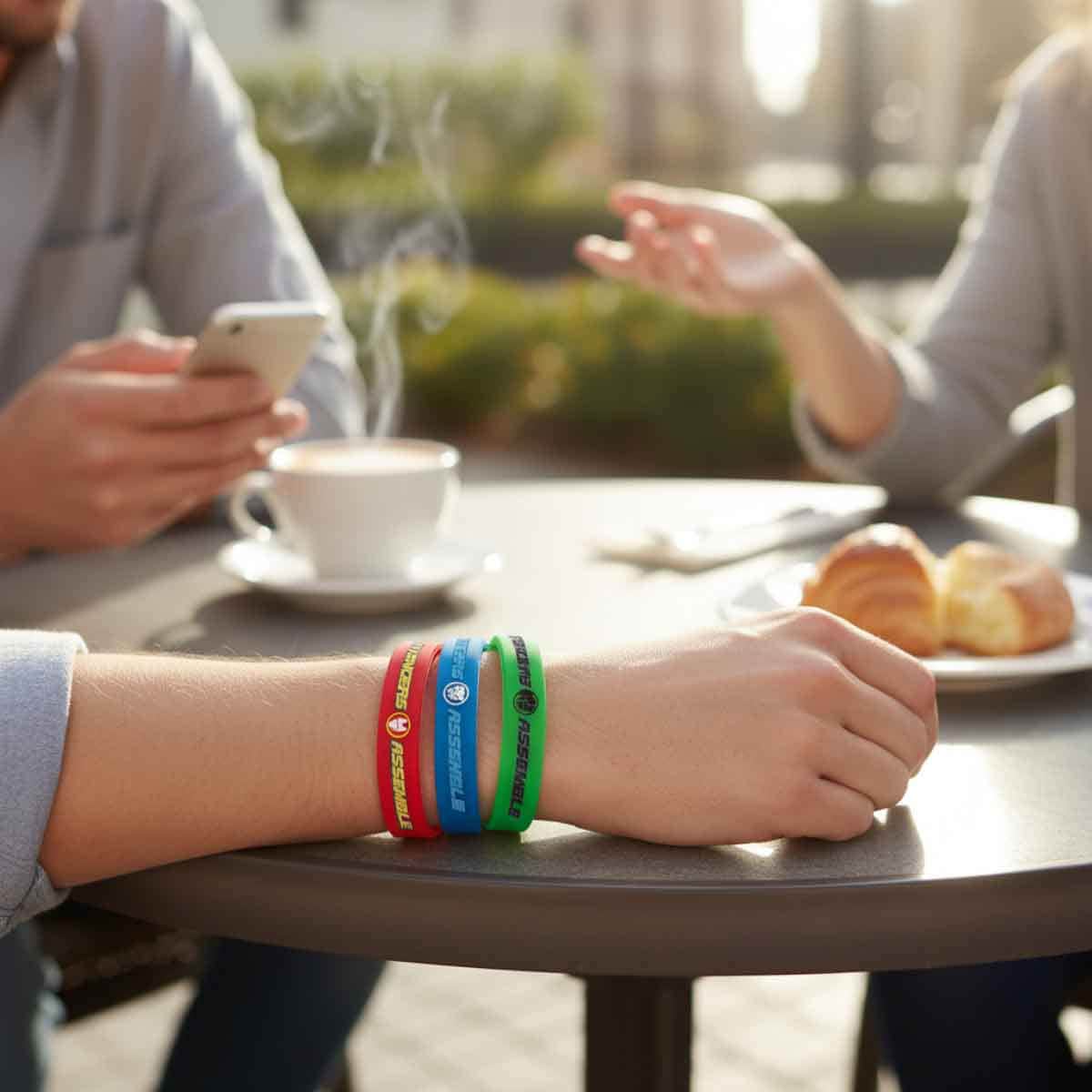 Marvel Avengers 4-Piece Power Unite Rubber Bracelet Value Pack