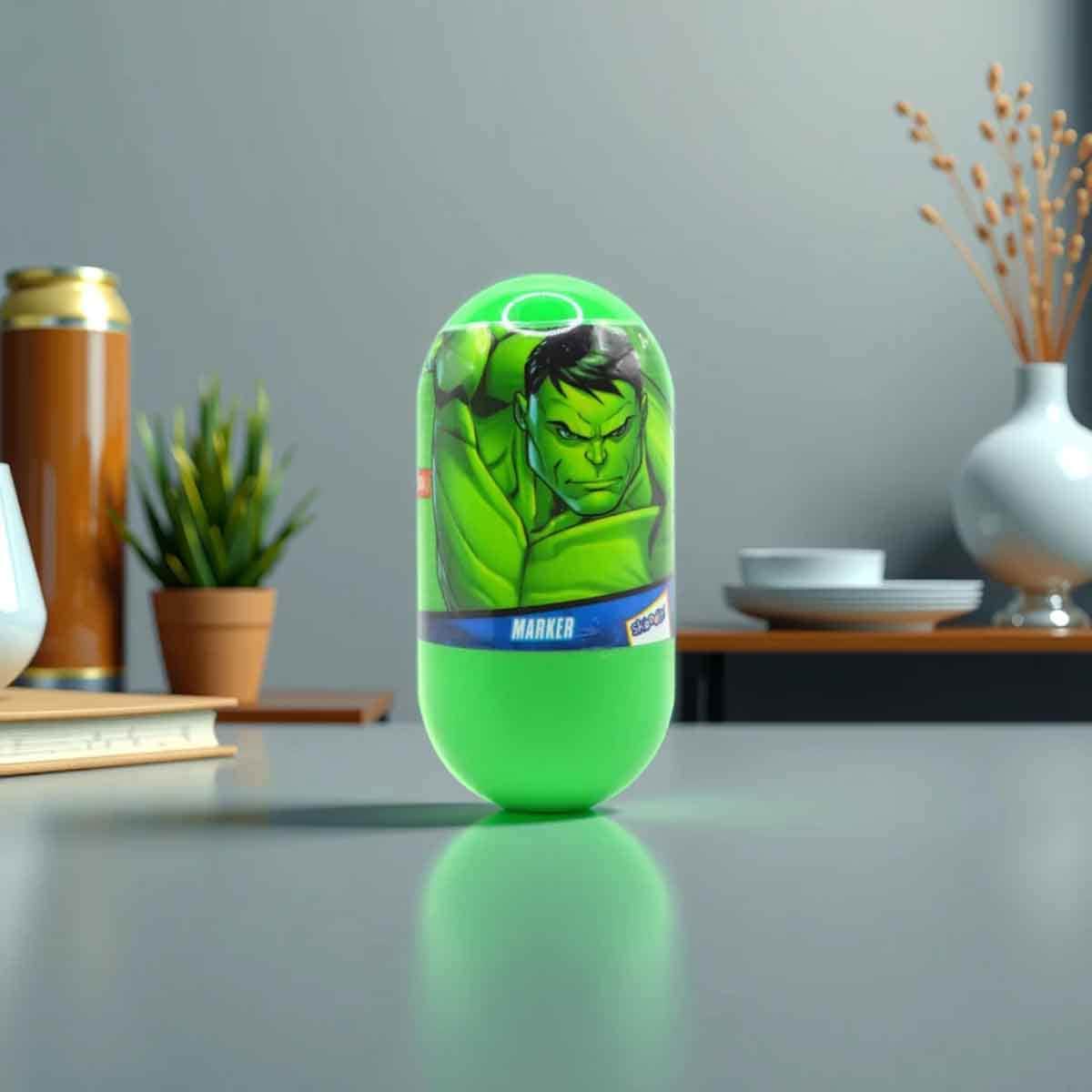 Marvel Avengers 1004511A Hulk Wobbler Marker Unisex, 3-4 Years