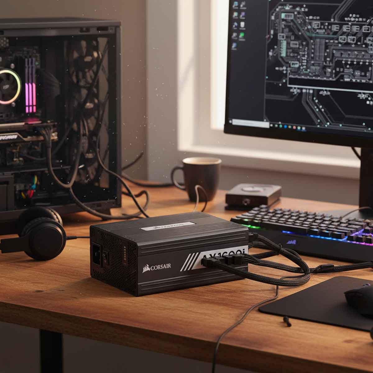 Corsair AX1600i Titanium Modular Power Supply Unit