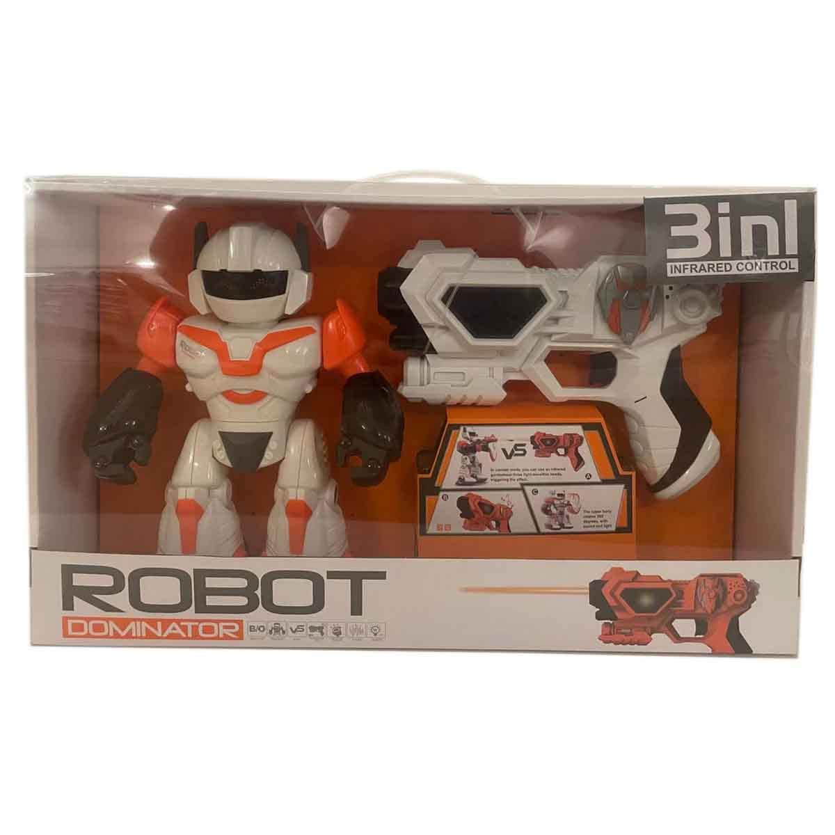 JLY Toys 3-in-1 Infrared R/C Robot Toy Boys, 3-4 Years