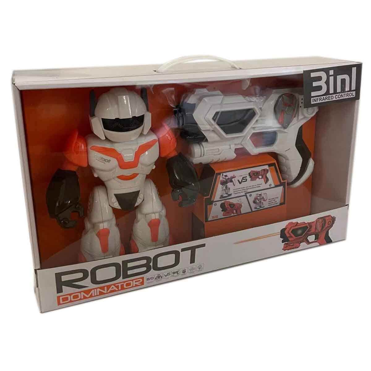 JLY Toys 3-in-1 Infrared R/C Robot Toy Boys, 3-4 Years
