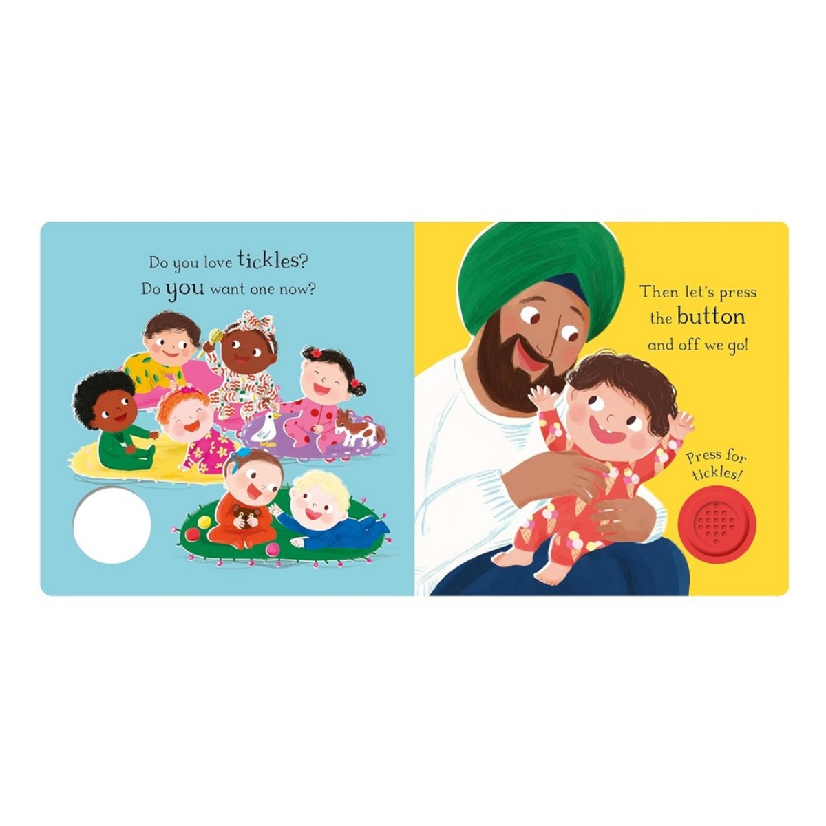 Babies Laugh at Tickles: كتاب صوتي مع زر ضحك عملاق للضغط تأليف الدكتور كاسبار أدامان - 6 يونيو 2024