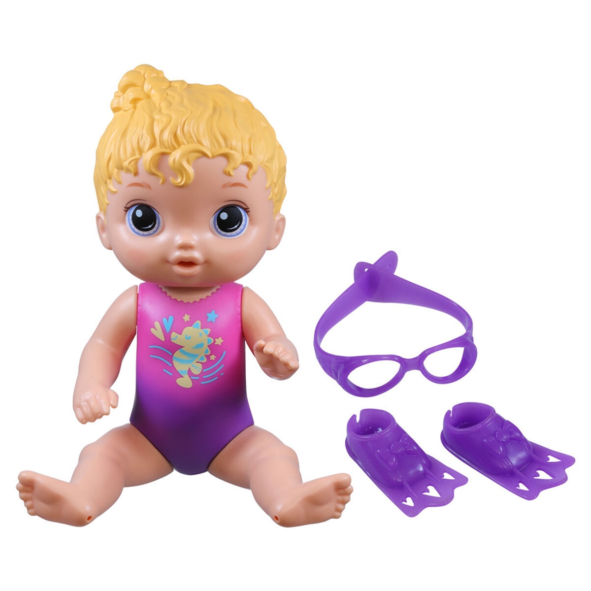 Baby Alive 10″ Sunny Swimmer Baby Doll Unisex, 3-4 Years