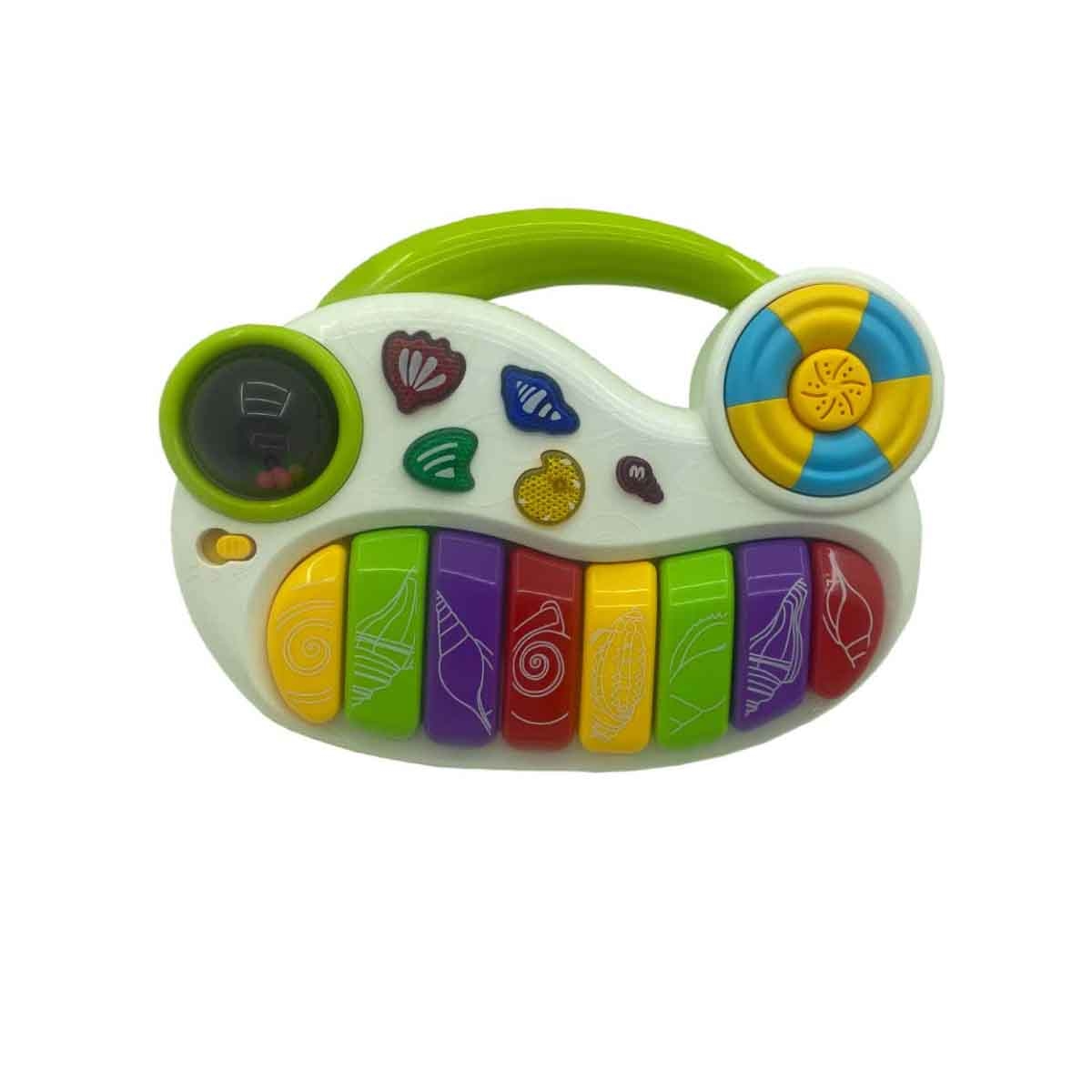 تشيمستار آلة موسيقية كرتونية منوعة مع صوت وضوء للأطفال من عمر 0-2 سنوات