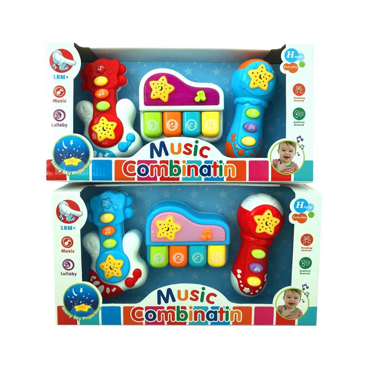 Kos Group Baby Assorted Music Instrument Set Toddler, 0-2 Years