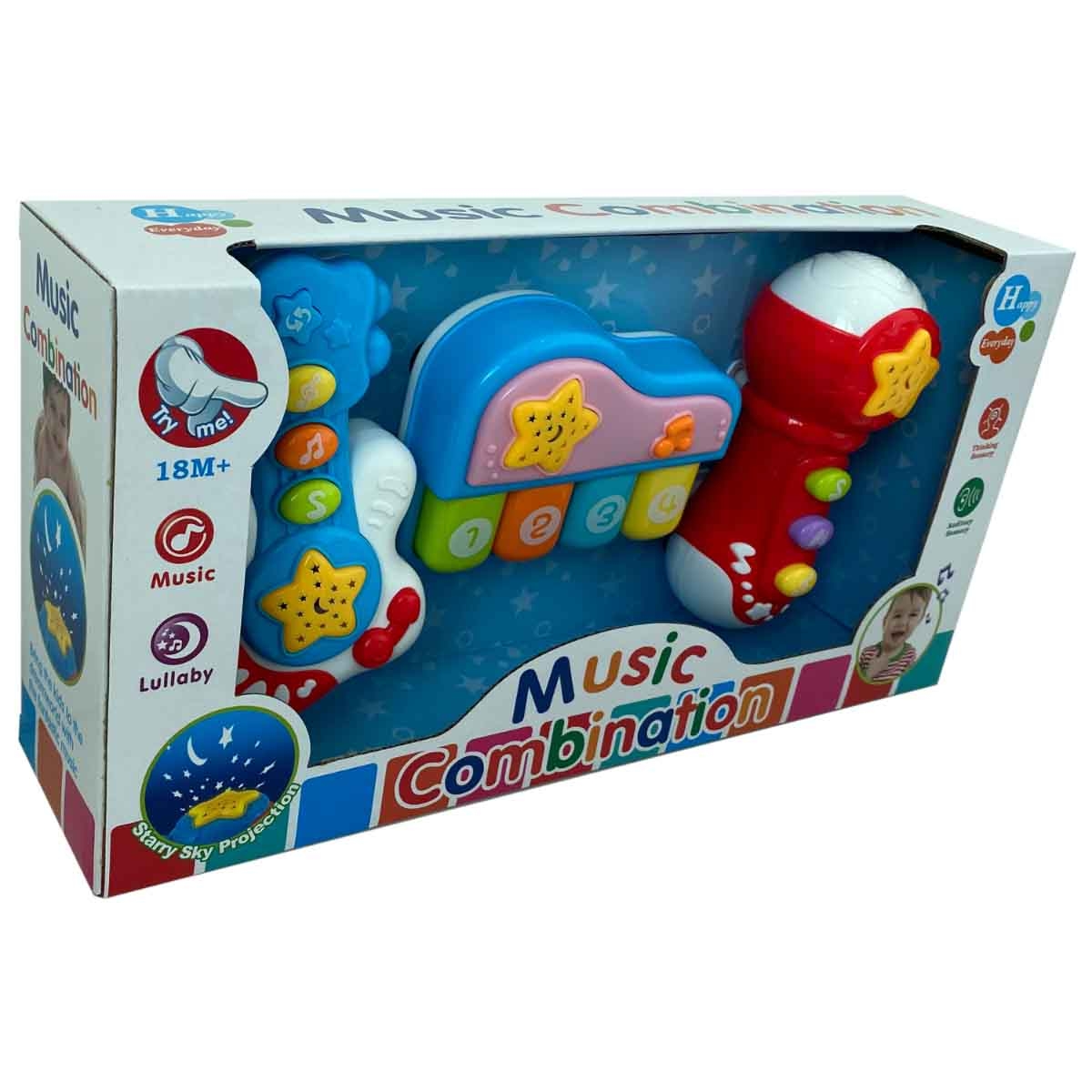 كوس جروب مجموعة آلات موسيقية متنوعة للرضع، من عمر 0 إلى 2 سنة