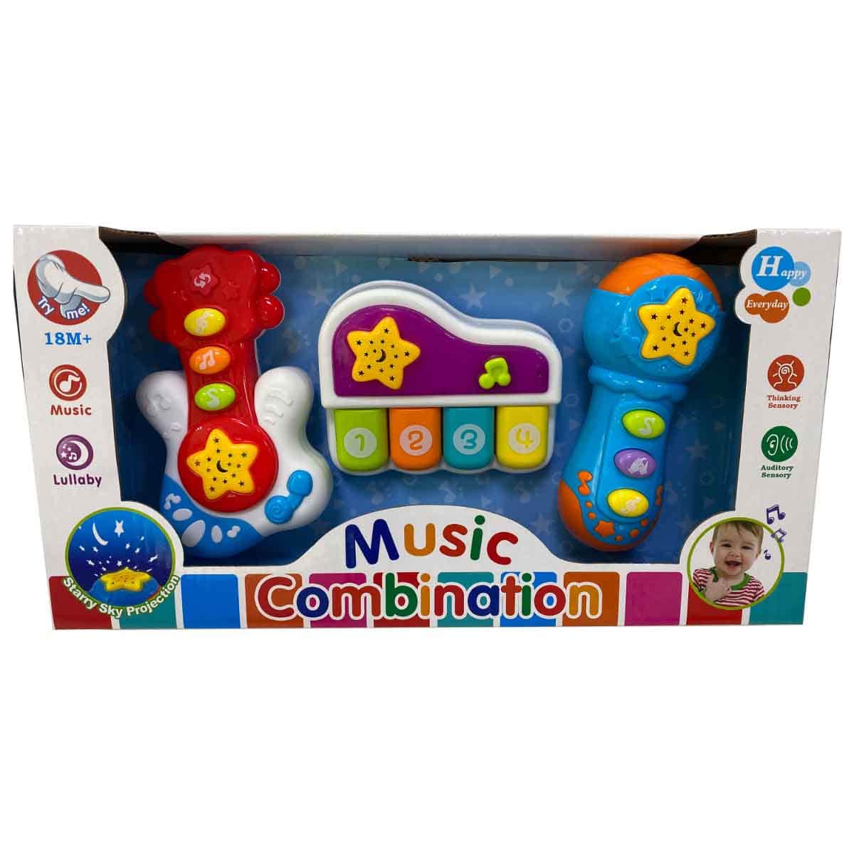Kos Group Baby Assorted Music Instrument Set Toddler, 0-2 Years