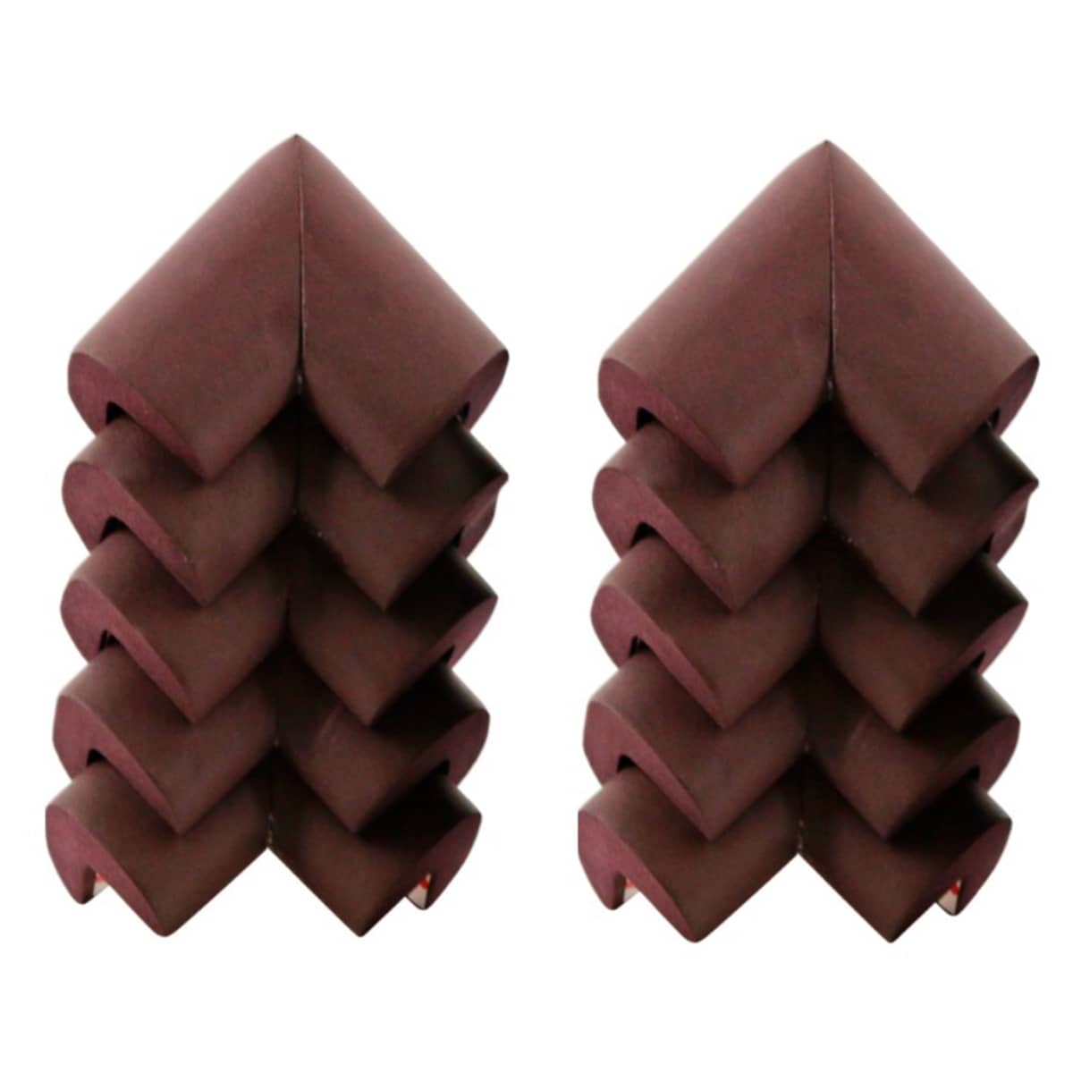 Baby Safe Brown Furniture Corner Bump Guards Toddler, 0-2 Years, Pack of 10