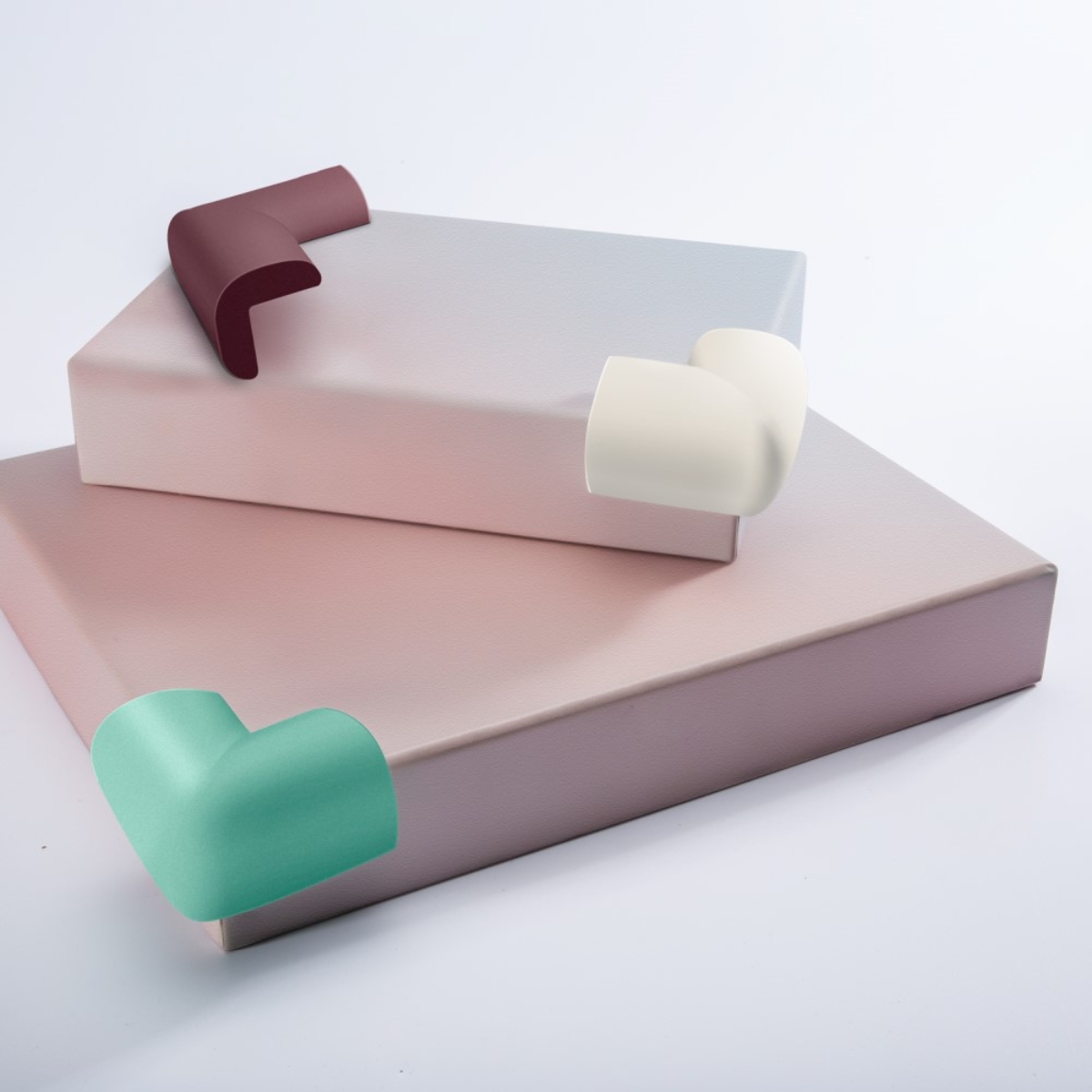 بيبي سيف واقيات زوايا الأثاث باللون البني للأطفال من عمر 0 إلى 2 سنة مجموعة من 10