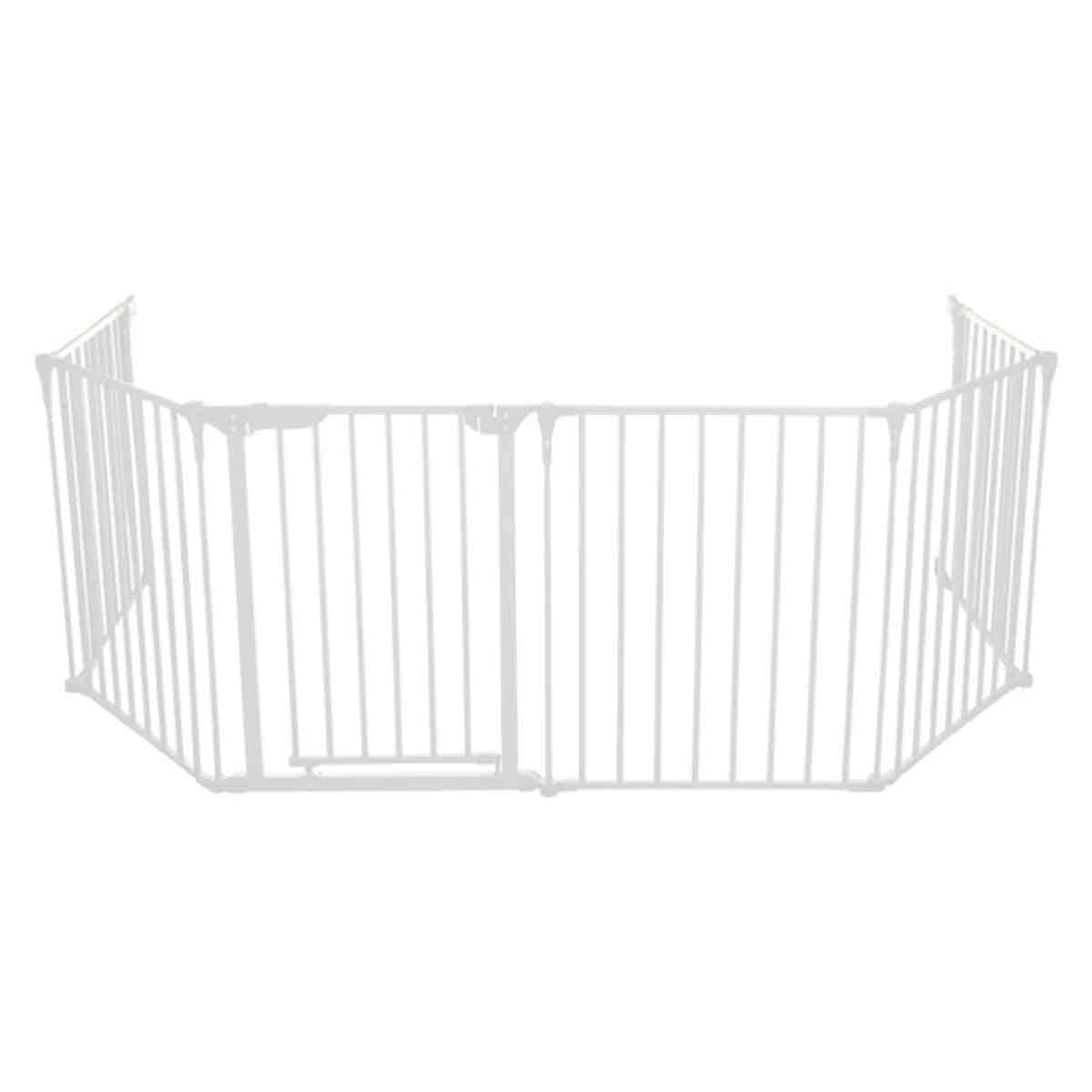 Baby Safe White Convertible Playpen with Mat