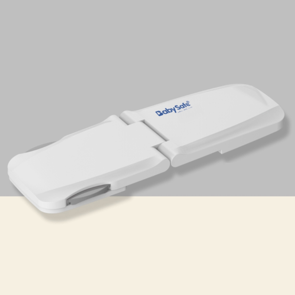 Baby Safe Grey Multipurpose 90° Cabinet Lock Toddler, 0-2 Years, Pack of 4