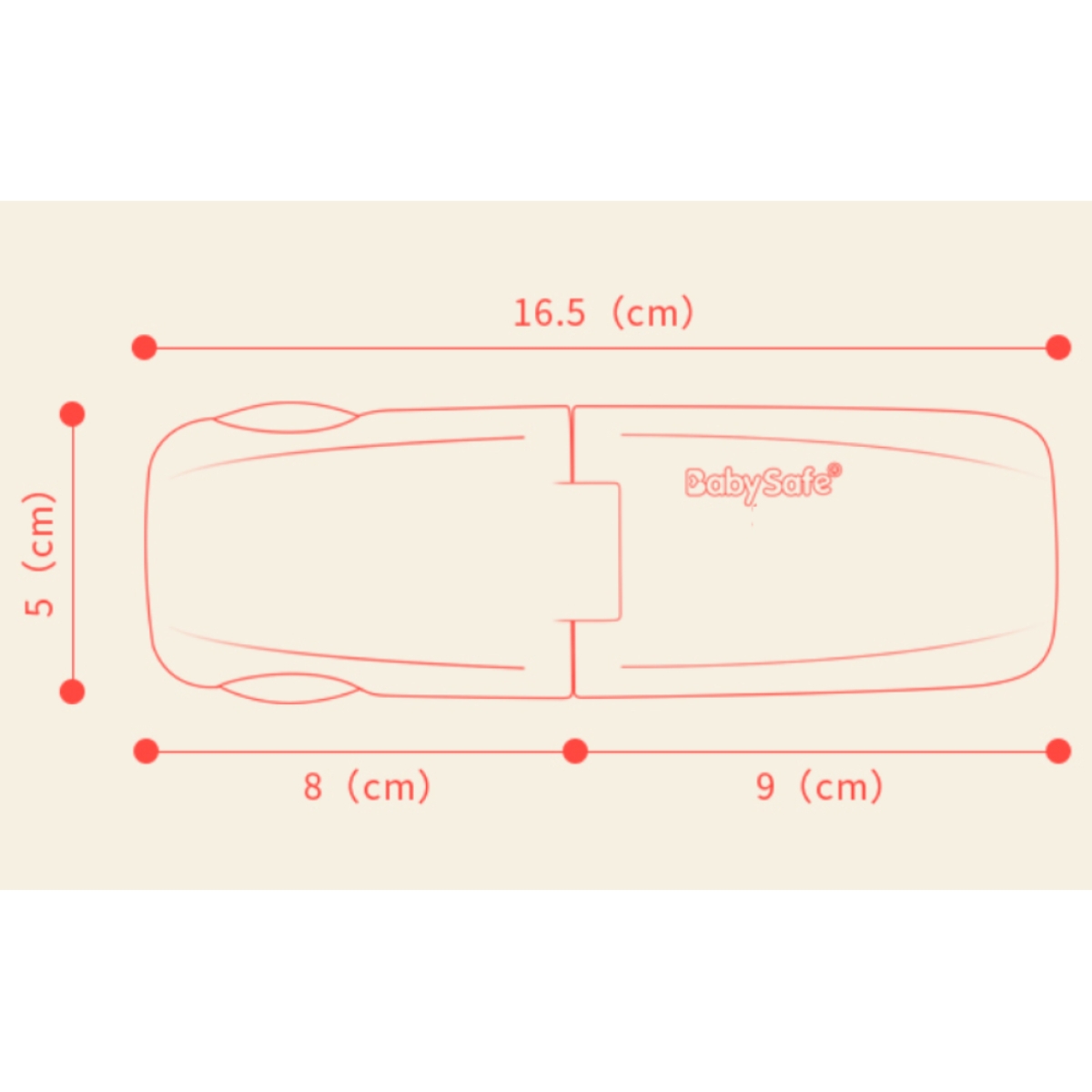 Baby Safe Grey Multipurpose 90° Cabinet Lock Toddler, 0-2 Years, Pack of 4
