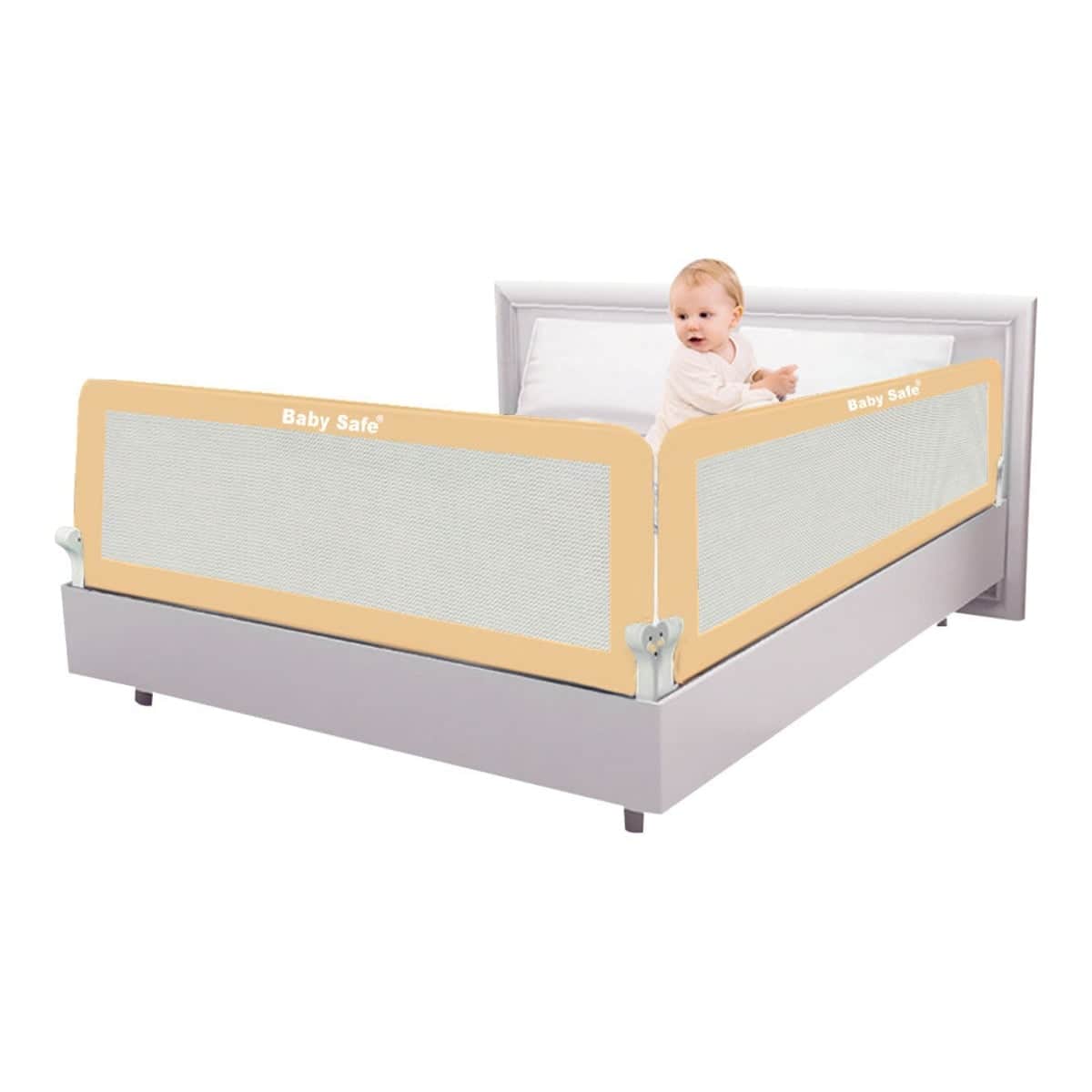 Baby Safe Khaki L Safety Bed Rail