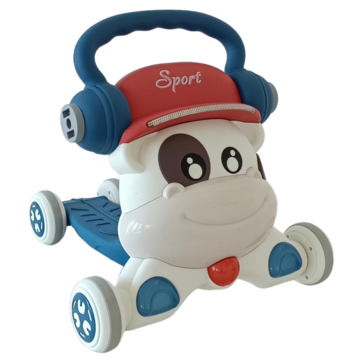 Babydream Adjustable Height 3-in-1 Blue Walker Toddler, 0-2 Years