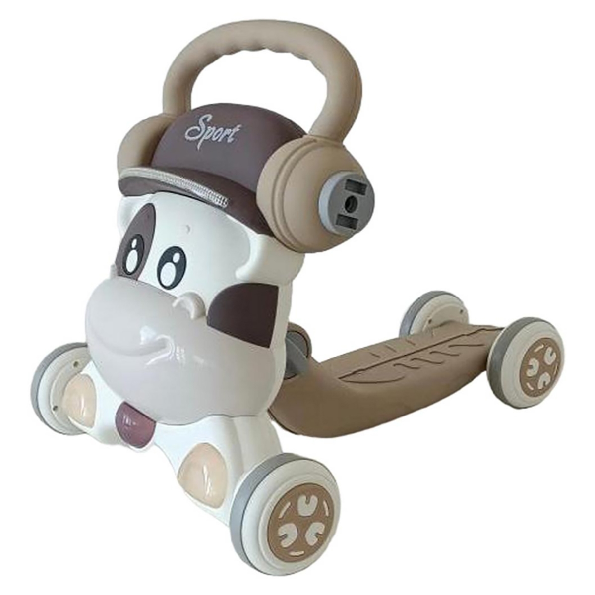 Babydream Adjustable Height 3-in-1 Brown Walker Toddler, 0-2 Years